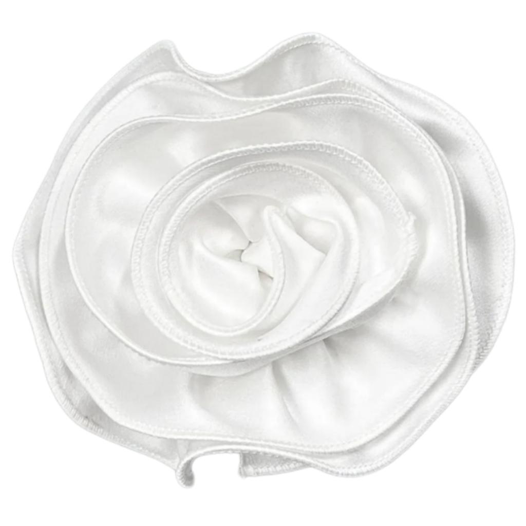 Handmade Flower Appliques Silk Flower Brooch Craft Dance Costume Decors Large 3D Flower Patches Clothing Sewing Ornament