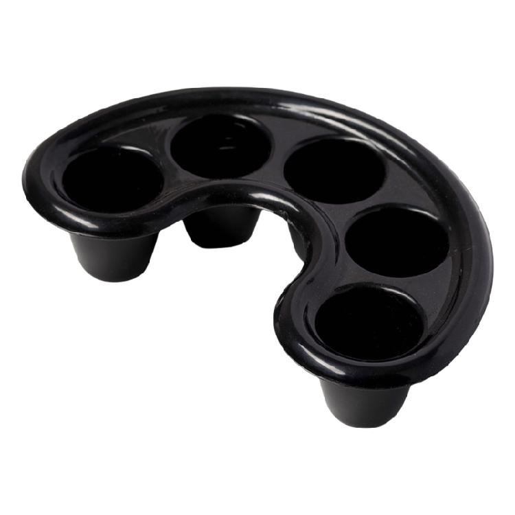 

Practical Nail Soak Off Bowl For Salons and Home Use Portable Finger Soaking Manicure Bowl Nail Preparation Accessory чорний