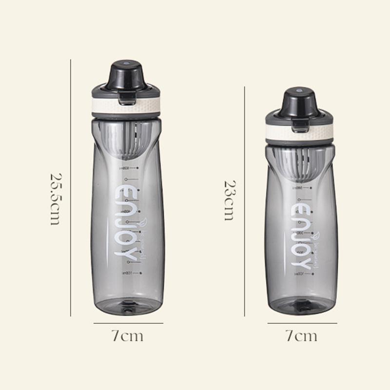 Sticlă de apă din plastic pentru băut, portabilă, sport, cană pentru ceai, cafea, ustensile de bucătărie, sticlă de apă pentru copii pentru școală