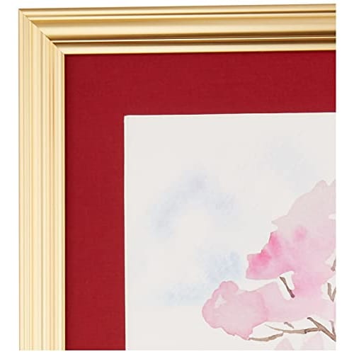 VANJOH EX Shikishi Frame, Gold (Matte Red), 106639, with Stand