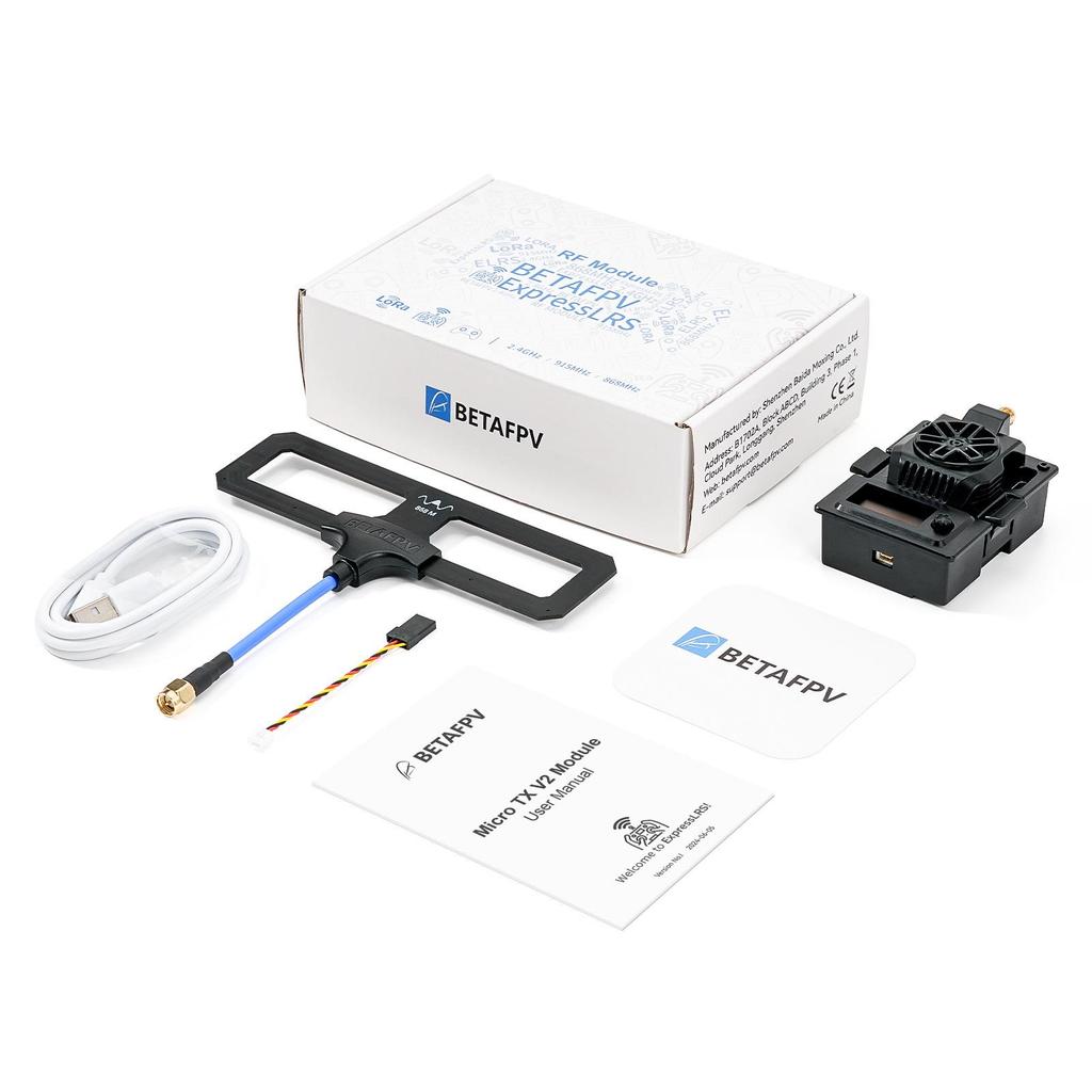 BETAFPV ELRS Micro Long-Range High-Frequency FPV Drone Signal Enhancer (2.4/915/868GHz Support)