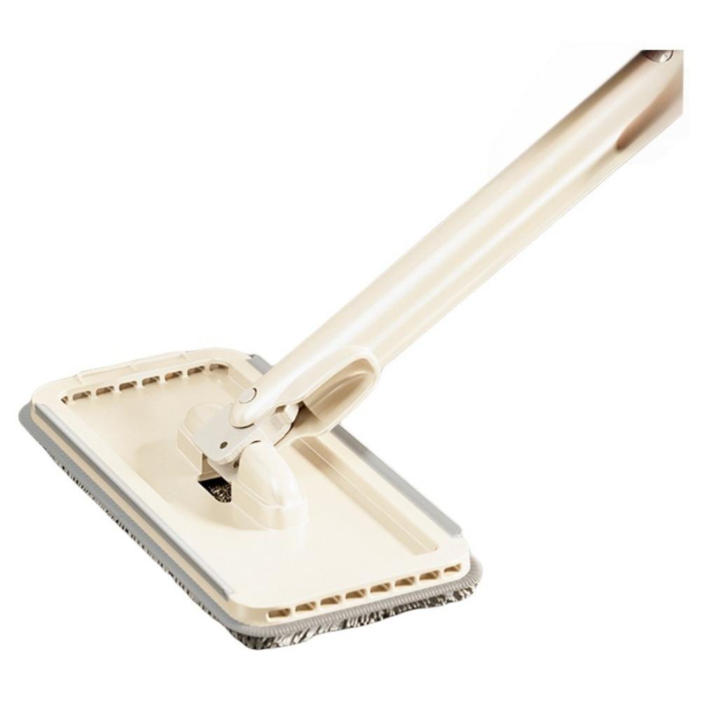Multi-function Hands-Free Mini Mop with Scraper Portable Face Towel Small Mop Plastic Stickable Handheld Clean Mop Home