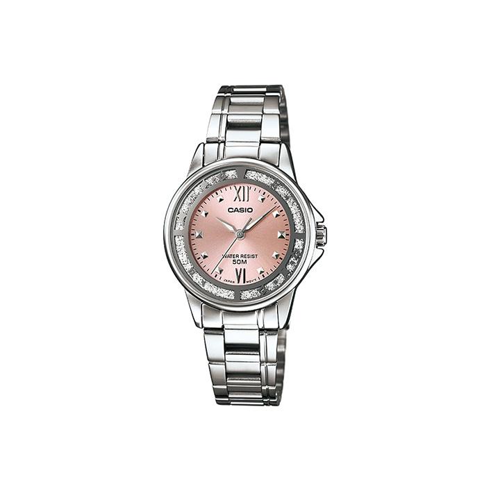 CASIO Women s STANDARD Watch LTP-1391D-4AVDF Pink Watch Dial