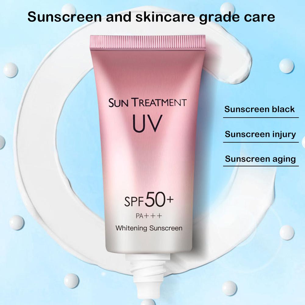 SPF 50+Sunscreen Whitening Sun Cream Facial Body Skin Protective Cream Oil-control Care Anti-Ag B2B4