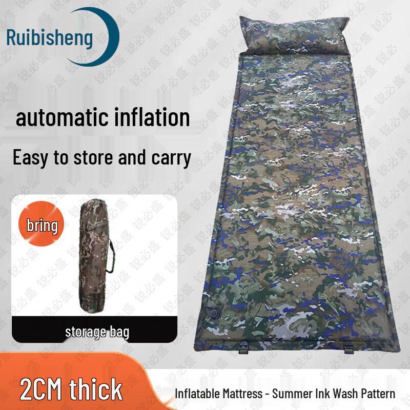 

RUISIBENG Self-Inflating Camping Mat with Pillow