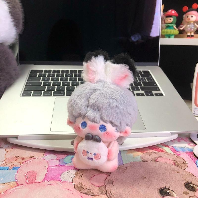 Game Love And Deepspace Plush Toy Rafayel Xavier Zayne Caleb Sylus 10cm Animal Ear Mini Pendant Cosplay Keychain Gift