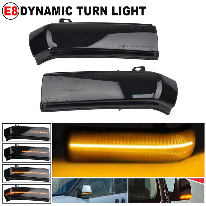 For Opel/Vauxhall Rearview Mirror Turn Signal Turn Indicator For Fiat Doblo MK2 RAM ProMaster City 2010-