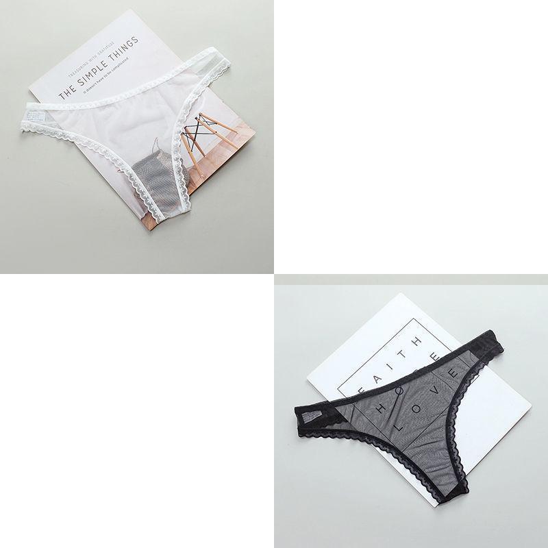 Tanga de Malla Transparente de Tiro Bajo para un Look Sedoso y Coqueto