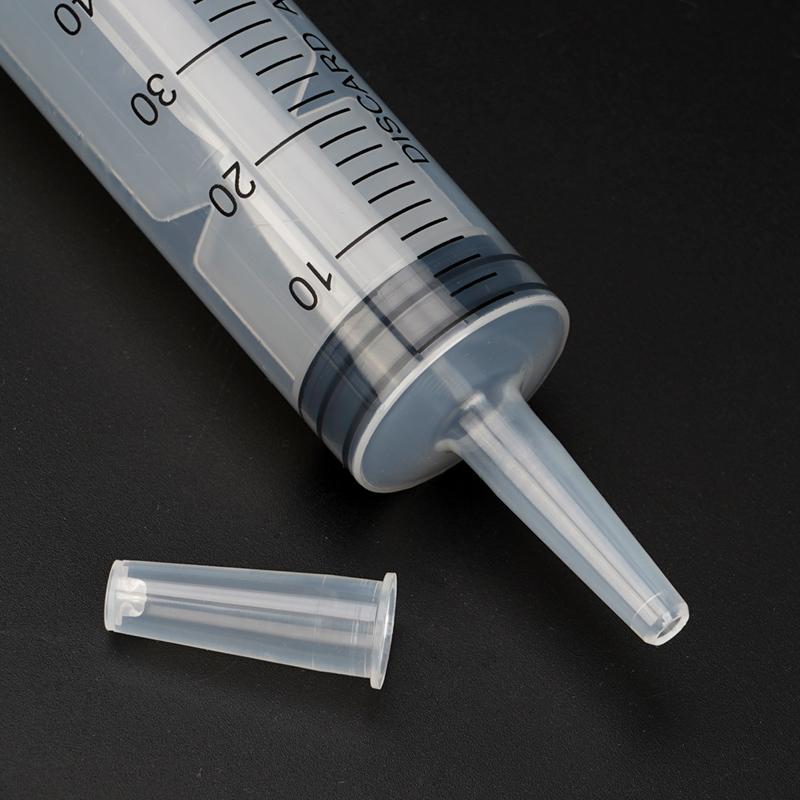 1 Stück Kleintierfutterspender Vogelfutterspender Spritze Einlaufspülgerät Großer Kaliber Kunststoff Spritze mit Großer Öffnung 20ml/60ml