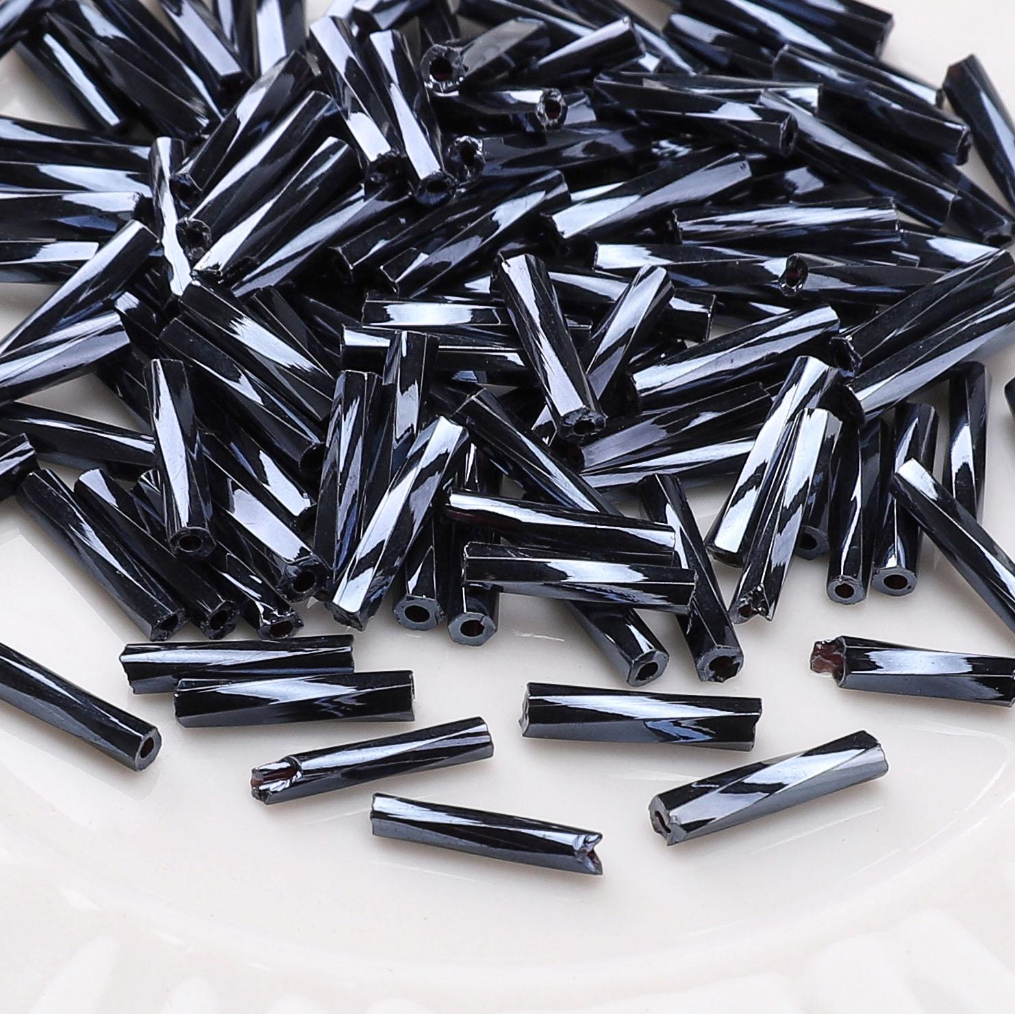 

Высококачественные темно-черные хрустальные чешские стеклянные бусины, россыпные бисерные бусины для изготовления серег, браслетов, DIY ювелирных изделий, аксессуары для рукоделия 2x9mm 200pcs глубокий/синий