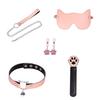 Nekomusume Flirting Set: SM Toys with Restraint Collar & Bone Gag