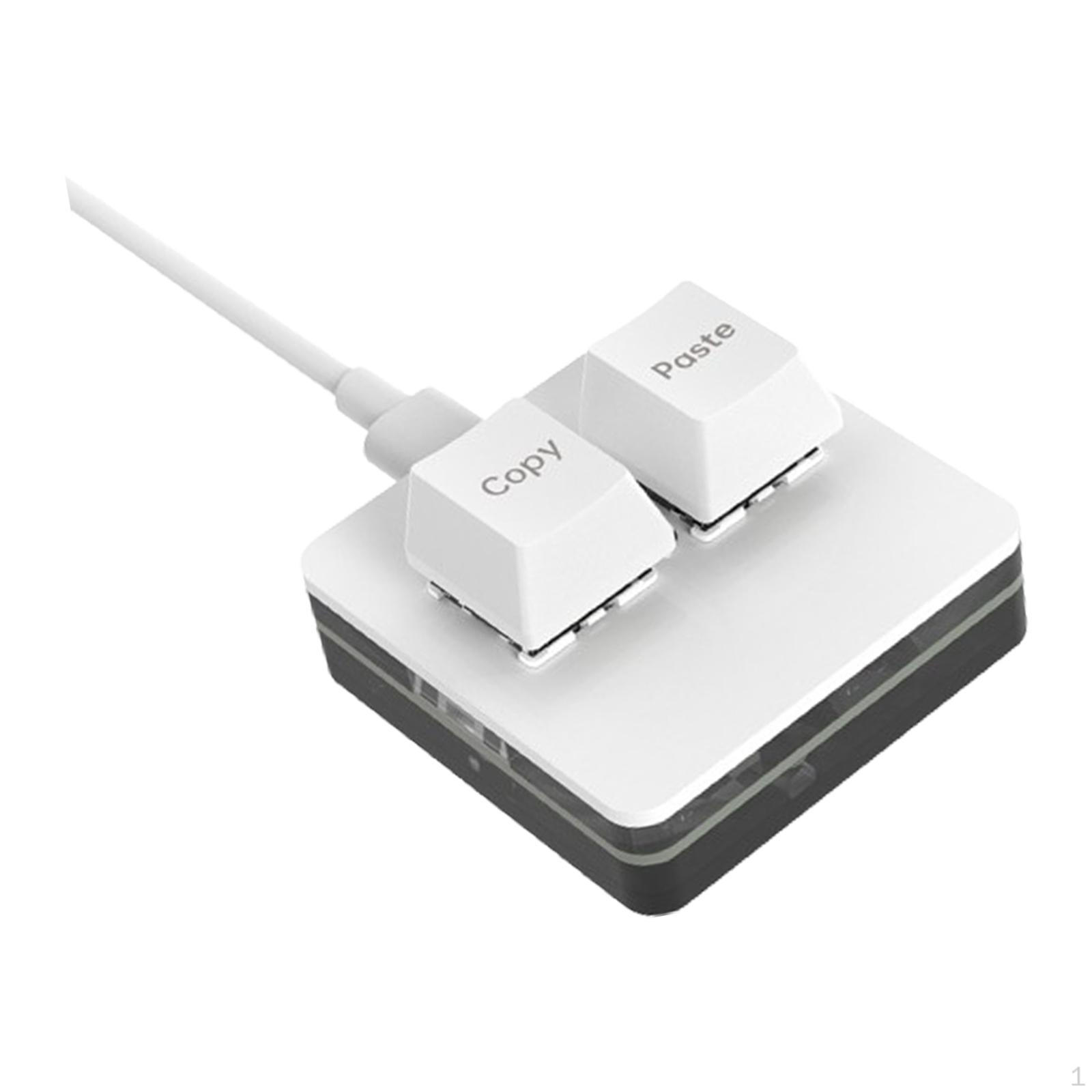 

Копировать и вставить 2-клавишная игровая клавиатура USB проводное программирование мини