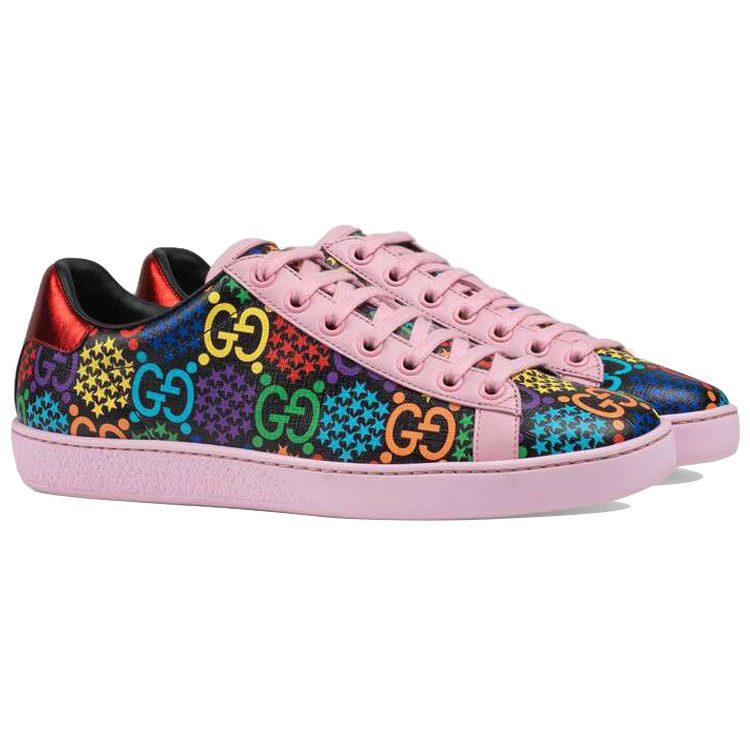 Gucci Wmns Ace Gg Supreme Low 'Psychedelic - Pink' 610086 H2020 1115