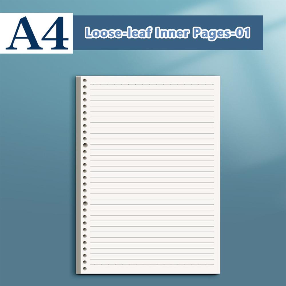 Detachable Binder Notepad Three Styles Inner Pages Writing Memo Pad Diary Book School Office