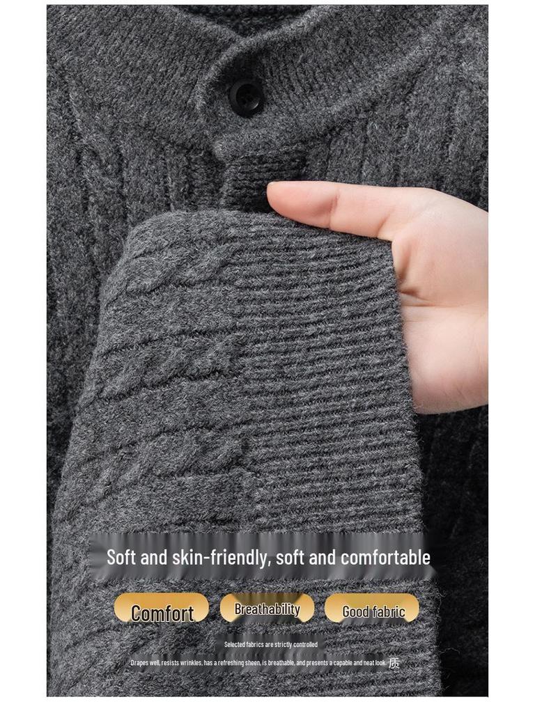 Men's 2026 Round Neck Loose Knitwear Casual Pullover Top