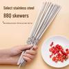 Stainless Steel Flat BBQ Skewers