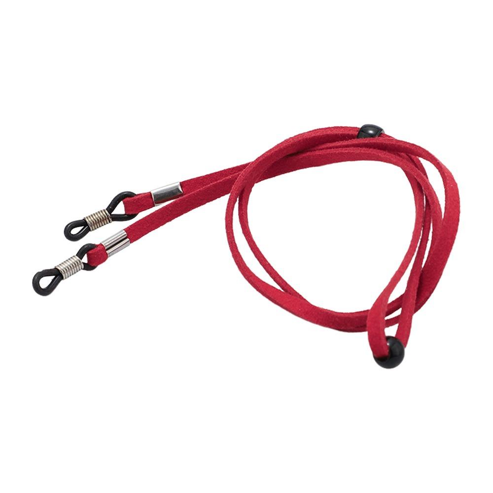 1PC Eyewear Retainer Eyeglasses Holder Strap Cord High Elasticity Durable Suede Leather Eyeglasses Strap Suede Fabric