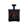 LED Mini Fireplace Dollhouse Ornament - Creative Home Decoration with Glowing Electronic Candle Light