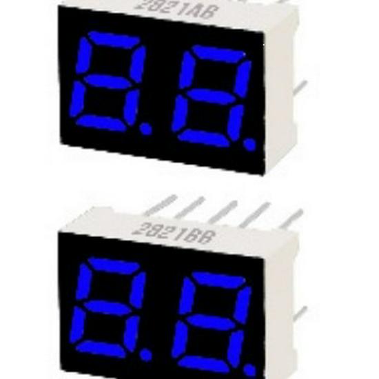 

2821AB 10-Pin DIP, Blue, Common Cathode/Anode other