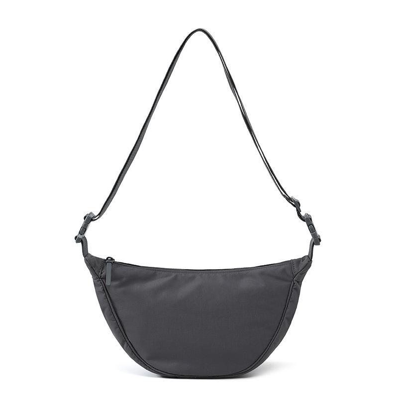 Lightweight Shoulder Bag Soid Color Unisex Chest Bag Commuter Bag