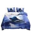 Three-Piece Giraffe Cattle Animal Quilt Set Two-Piece Bedding Set