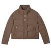 Short cotton-padded clothes winter 2025 new loose stand-up collar thickened bread small fashion jacket women's cotton-padded jacket women's clothing