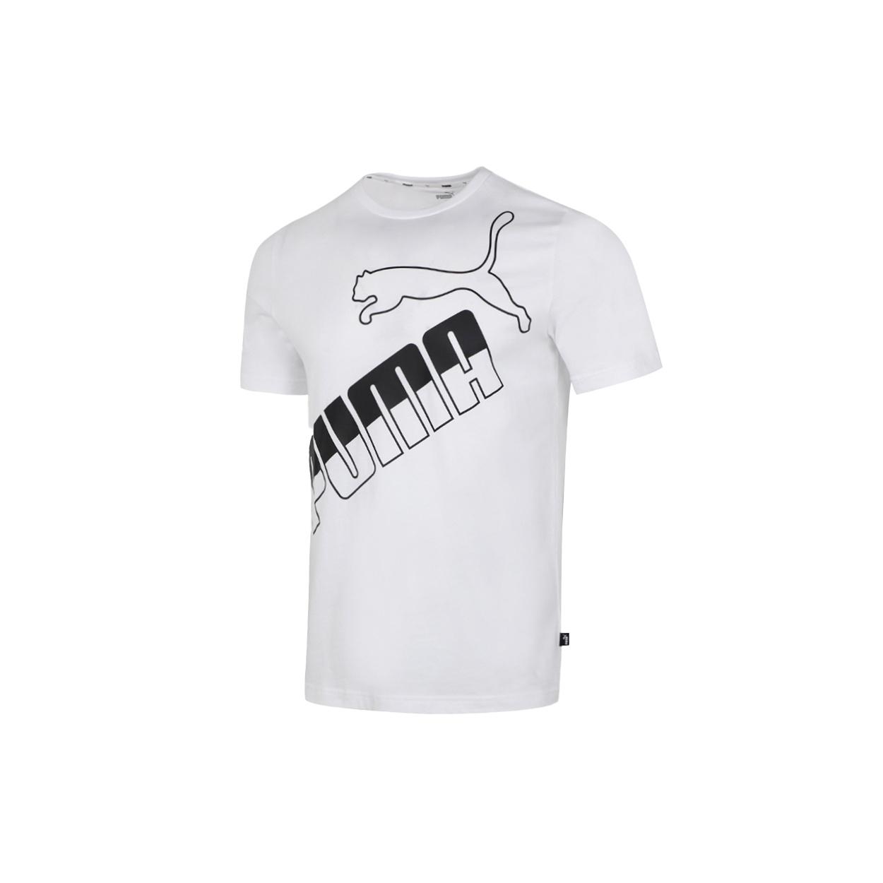 PUMA Big Logo T-Shirt White Men s 845572-02 L