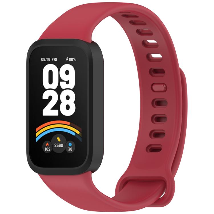 

Мягкий силиконовый интегрированный ремешок для часов xDfind For Redmi Band 2 / Xiaomi Smart Band 8 Active красный