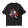 New 2025 Pure Cotton Tv Series Anime Invincible Mark Grayson Tshirt For Men Round Neck Pure Cotton Washed Clothing Neutral