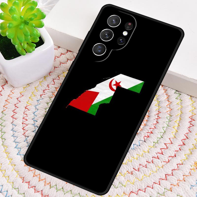 Western Sahara Flag TPU Phone Case For Samsung Galaxy note 10 pro S26 S25 S24 S23 S22 Ultra Plus S21 FE S20 Shockproof Cover