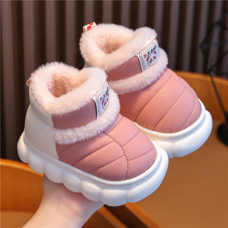 Детские зимние тапочки из хлопка — фото 7