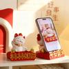 Cute Fortune Cat Phone Stand Creative Wealth Cat Model Phone Storage Rack Home Office Desktop Decoration Ornament Gift