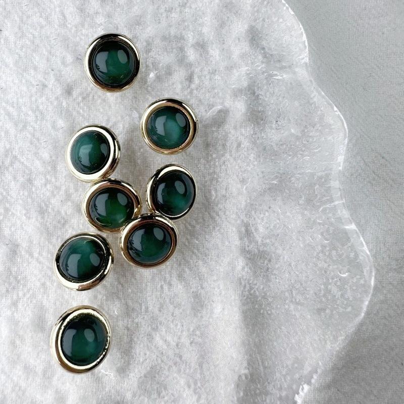 Lot de 10 boutons ronds colorés à tige en plastique de 21/25 mm, pour manteaux, vêtements, accessoires de couture