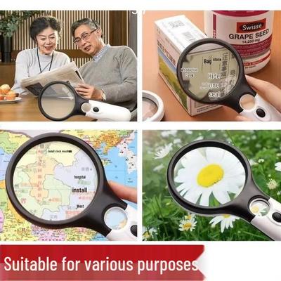 Ultra HD Handheld Magnifying Glass with Light for Kids, Students, and Seniors - Hot Sale High Magnification