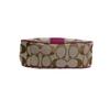 Coach Signature Shoulder Bag Canvas Brown Women F21873 Used