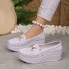 Fashion Summer Women Flats Sneakers Soft Leather Loafers Breathable Casual Designer Shoes Woman Trend Lightweight Outdoor Sneakers Women