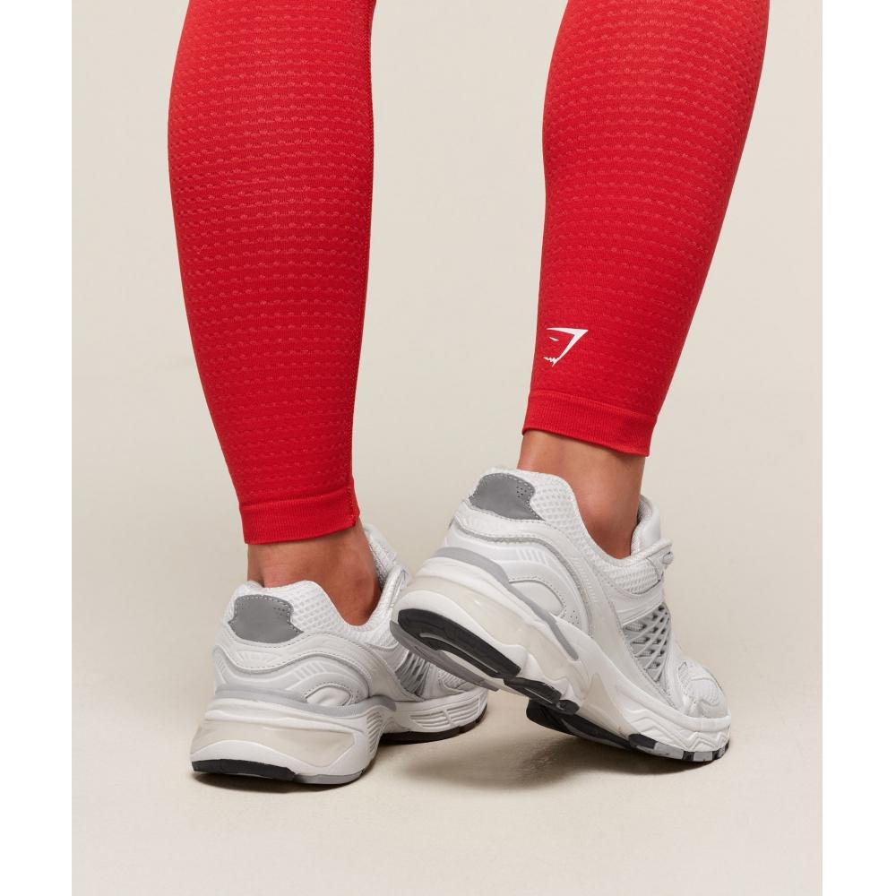 Gymshark Vital Sculpt Bezešvý All In One Rychle červený B4b3n Rb50