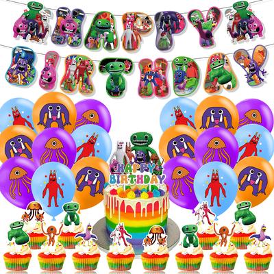 Garten of BanBan Party Supplies Includes Banner Cake Topper Balloons for Kids