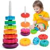 Montessori Baby Stacking Puzzle Toys Spinning Rotating Screw Bolt Toys  Kids