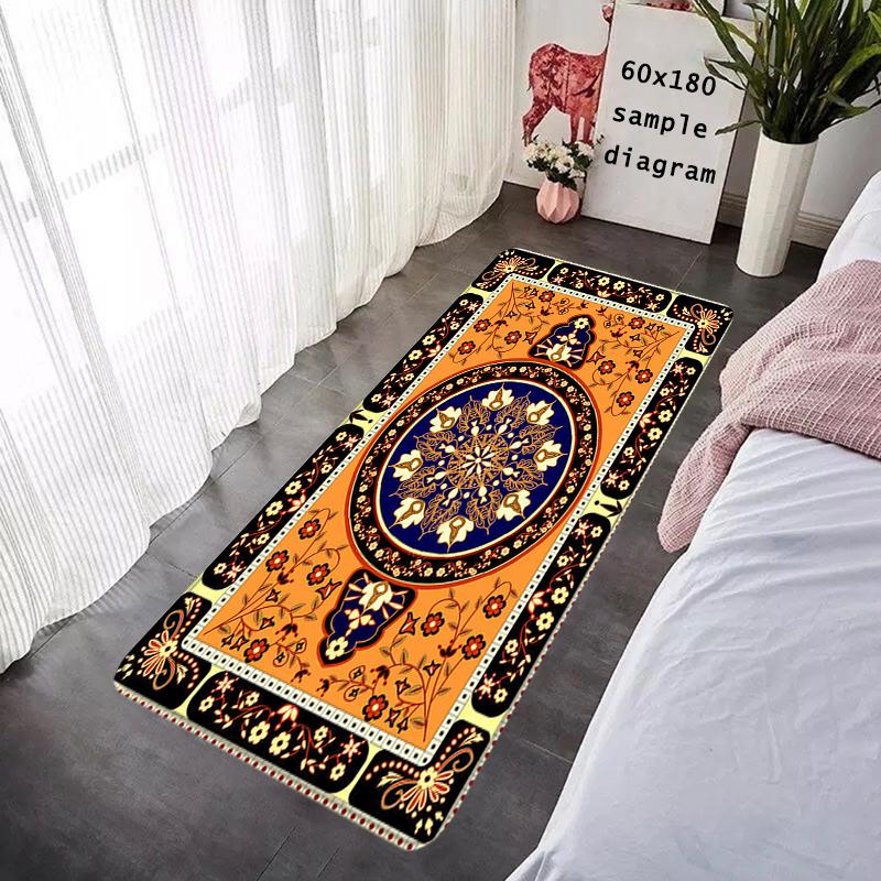 Hallway Door Mats Interior Foot Rug Persian Style Welcome Floor Mat for Entryway Rectangle Carpet Kitchen Rugs Fluffy Home Decor