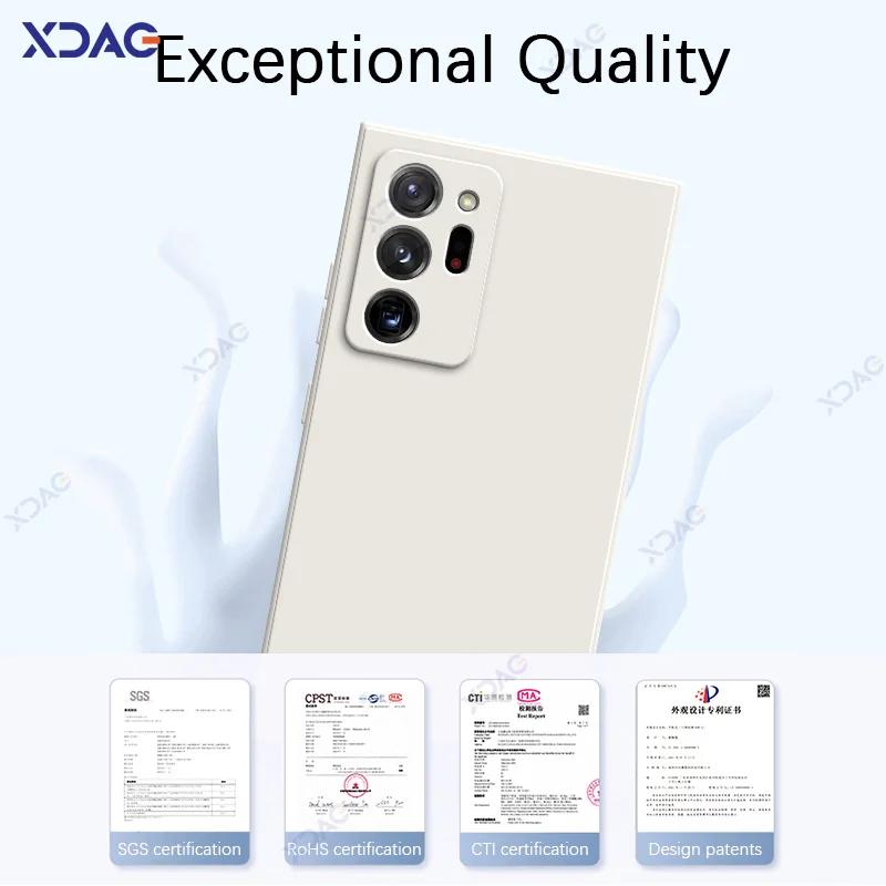 Cute Fashion Cover Cases for Samsung Galaxy Note 9 10 20 Plus Ultra SamsungNote20Ultra 5G 360 Soft Square Liquid Silicone Shield