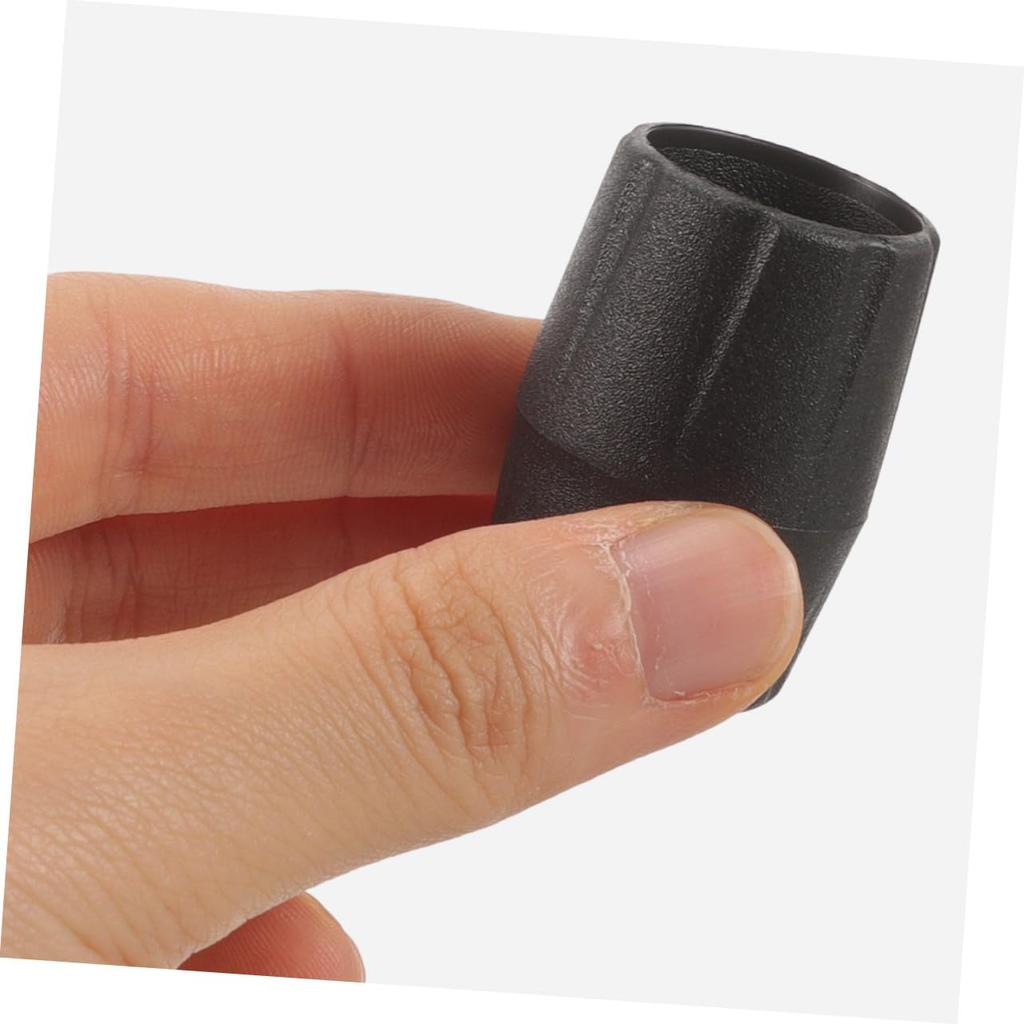 FRCOLOR Guitar Stand Leg Guitar Stand Rubber Leg Foot Acoustic Guitar Foot Replacement Floor Musical Instrument Accessories Caps, 6pcs, Rubber, Black,