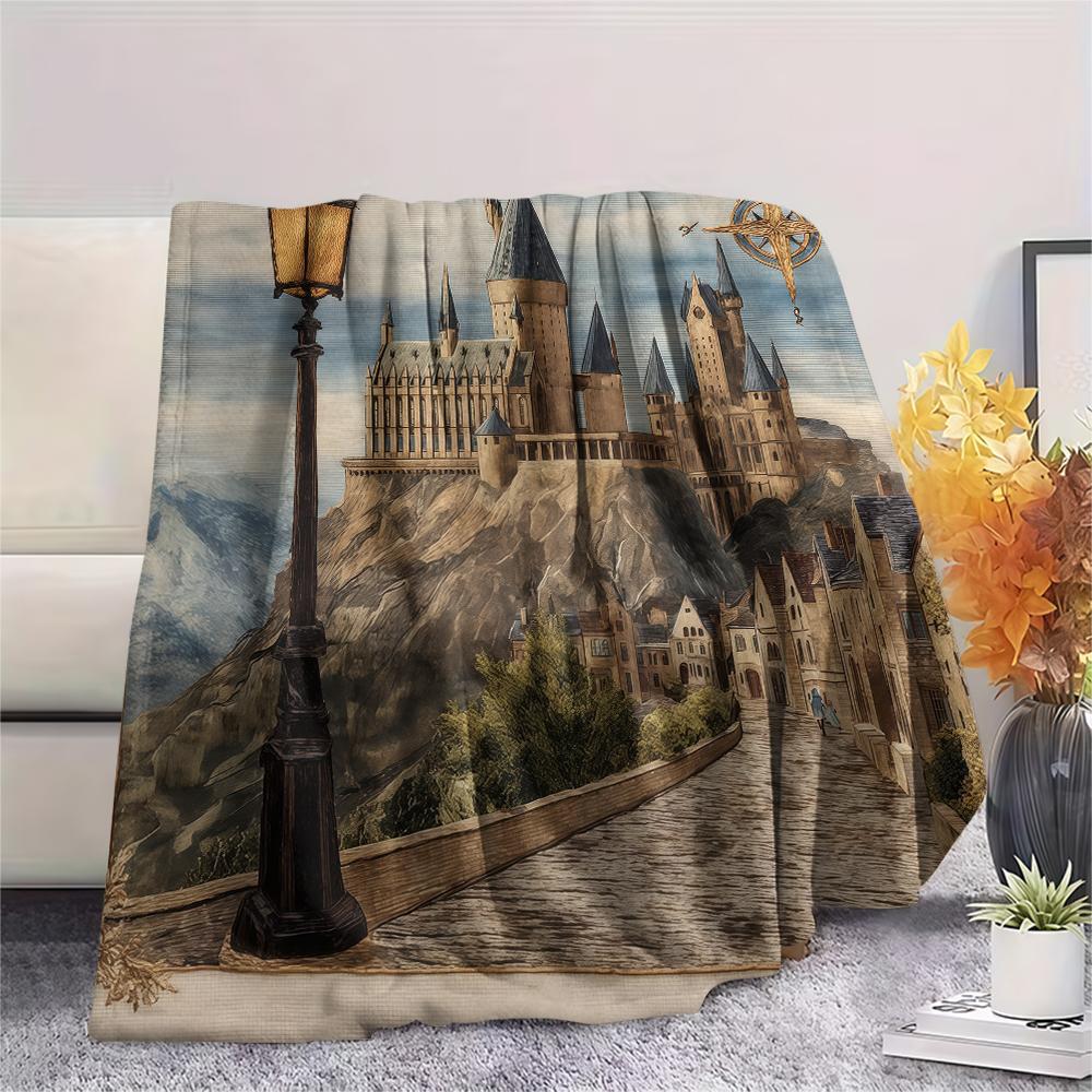 1 Stück Flanelldecke mit Cartoon-Druck, Hohe Qualität, Bequem für alle Jahreszeiten, Heimdekoration, Wärme und Komfort, Perfekt als Weihnachts- oder Geburtstagsgeschenk
