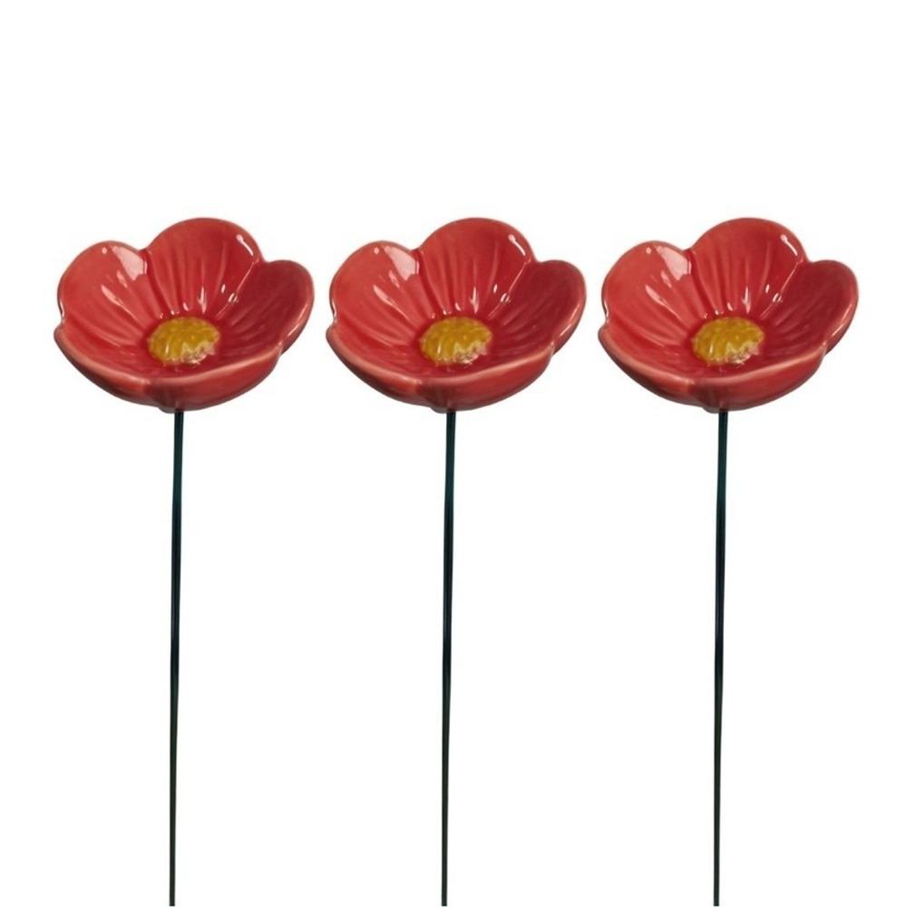 3pcs Ceramic Bee Butterfly Water Dispenser Bee Watering Station Wedding Decoration
