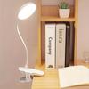 Eye Protection LED Desk Lamp With 3 Lighting Modes, Rechargeable Battery Power Supply Adjustable Reading Light Clip-Type For Bedroom