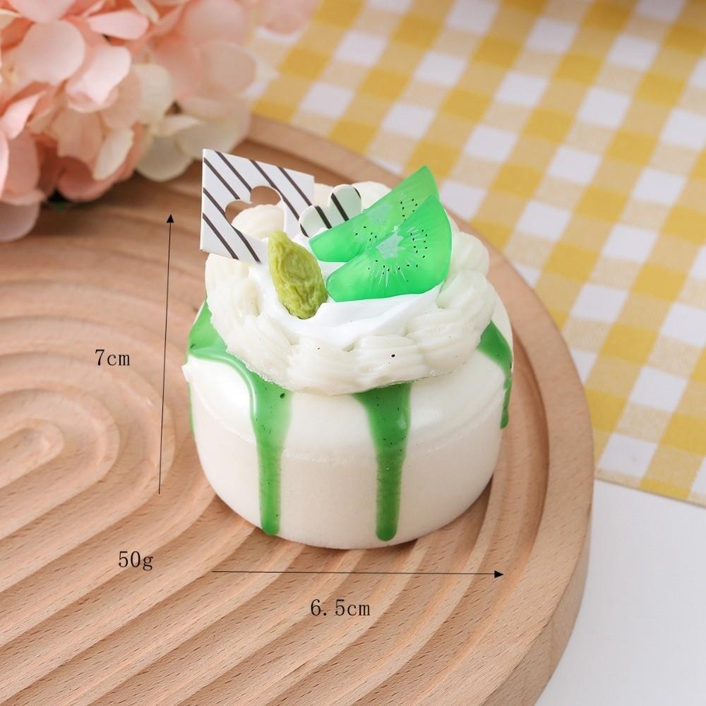 Soft Cake Squeeze Toy Cartoon Refrigerator Magnets New Mochi Squish Foam Toy  Student