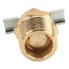 RV Water Heater Drain Valve 1 2in NPT External Thread Leakage Proof Brass Replacement Drain Valve for RV and Trailer