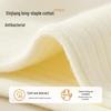 Women's Antibacterial Cotton Knee-High Socks - Soft, Breathable, Solid Color, Versatile for Spring & Autumn