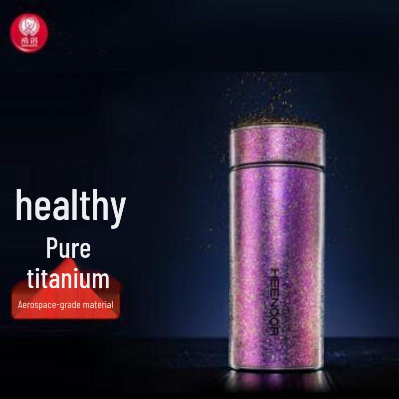 Xishino T305 Pure Titanium Double Wall Insulated Tea Bottle