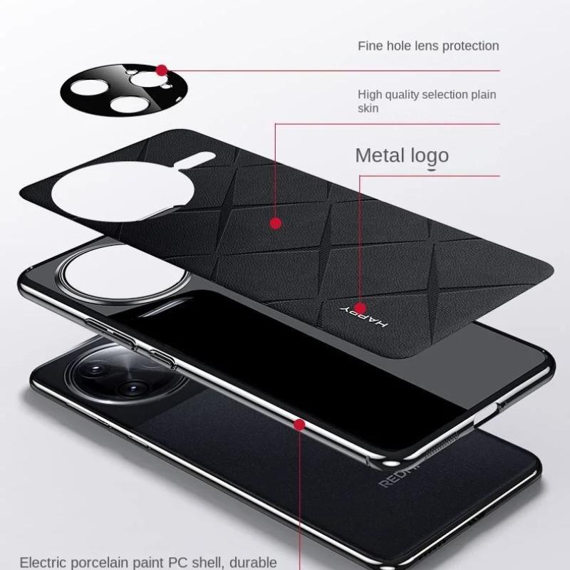 Für POCO F7 Ultra Luxus Lederbeschichteter Rahmen Hülle für Xiaomi POCO F7 Pro F7ultra Schutz Stoßfester Bumper